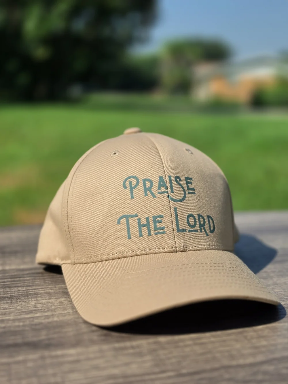 Praise The Lord Baseball Cap - Tan | Unisex
